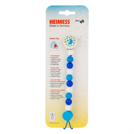 Heimess Drevená retiazka na cumlík Modrý mesiac {PRODUCT_REFERENCE}-1