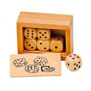 Goki Drevené hracie kocky 6ks HS239-1