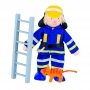 Goki Flexible puppet fireman I 51636-1