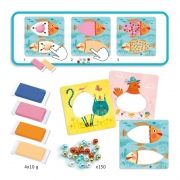 Djeco Koláž Korálkové mozaiky DJ08930-4