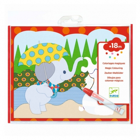 Djeco Vodné omaľovanky Zvieracie kratochvíle DJ09065-1