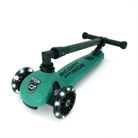Scoot & Ride Detská kolobežka Highwaykick 3 LED forest {PRODUCT_REFERENCE}-1