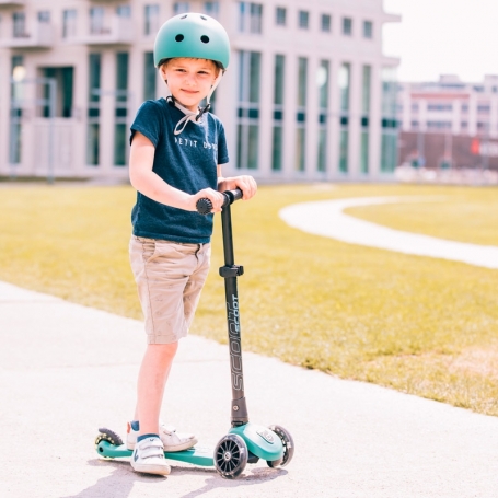 Scoot & Ride Detská kolobežka Highwaykick 3 LED forest {PRODUCT_REFERENCE}-1