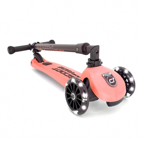 Scoot & Ride Detská kolobežka Highwaykick 3 LED peach {PRODUCT_REFERENCE}-1