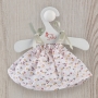 Asi Kvetinové šaty s mašľami pre bábätko Tom 20cm 3135280-1