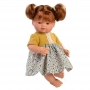 Asi Bábika bábätko Guille 36cm, v horčicových šatách {PRODUCT_REFERENCE}-1