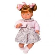 Asi Bábika bábätko Guille 36cm, v ružových šatách 0243470-1