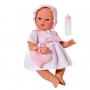 Asi Bábika bábätko Koke 36cm, v ružových šatách 0403530-1
