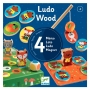 Djeco Spoločenská hra pre deti Ludo Wood DJ01628-1